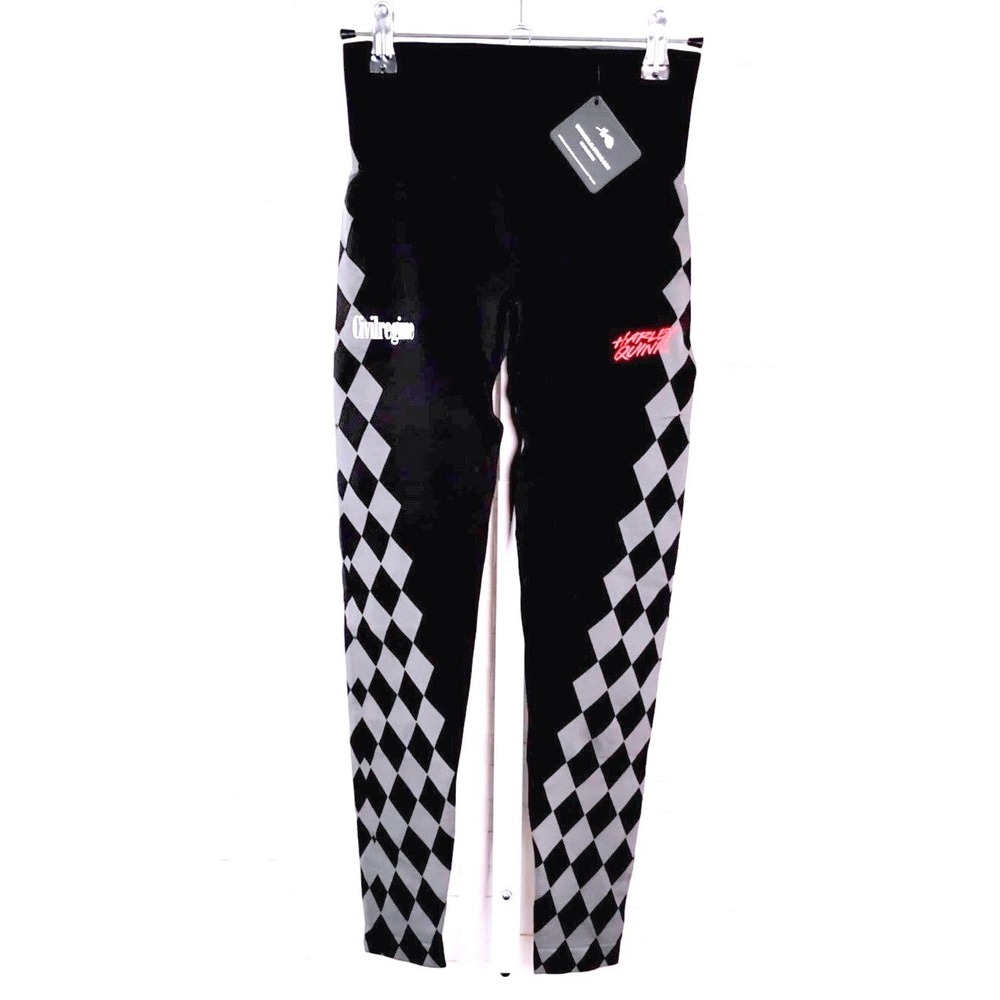 Civil Regime X Batman Collab Harley Quinn Women's Leggings Size‎ Small New